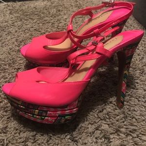 Hot Pink Heels